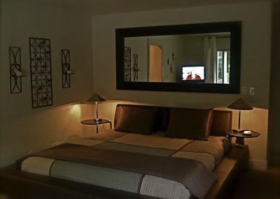 McKenzie River vacation home rental master bedroom